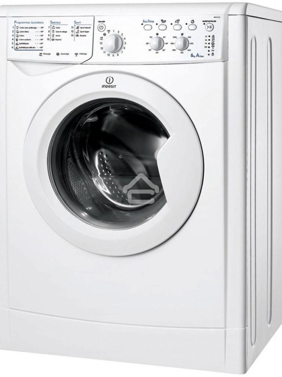 Стиральная машина Indesit IWSC 6105 белый, загрузка фронтальная 6 кг, 1000 об/мин., класс: А