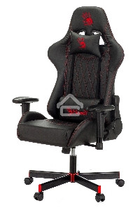 Кресло игровое A4Tech Bloody GC-800 черный ромбик эко.кожа крестовина