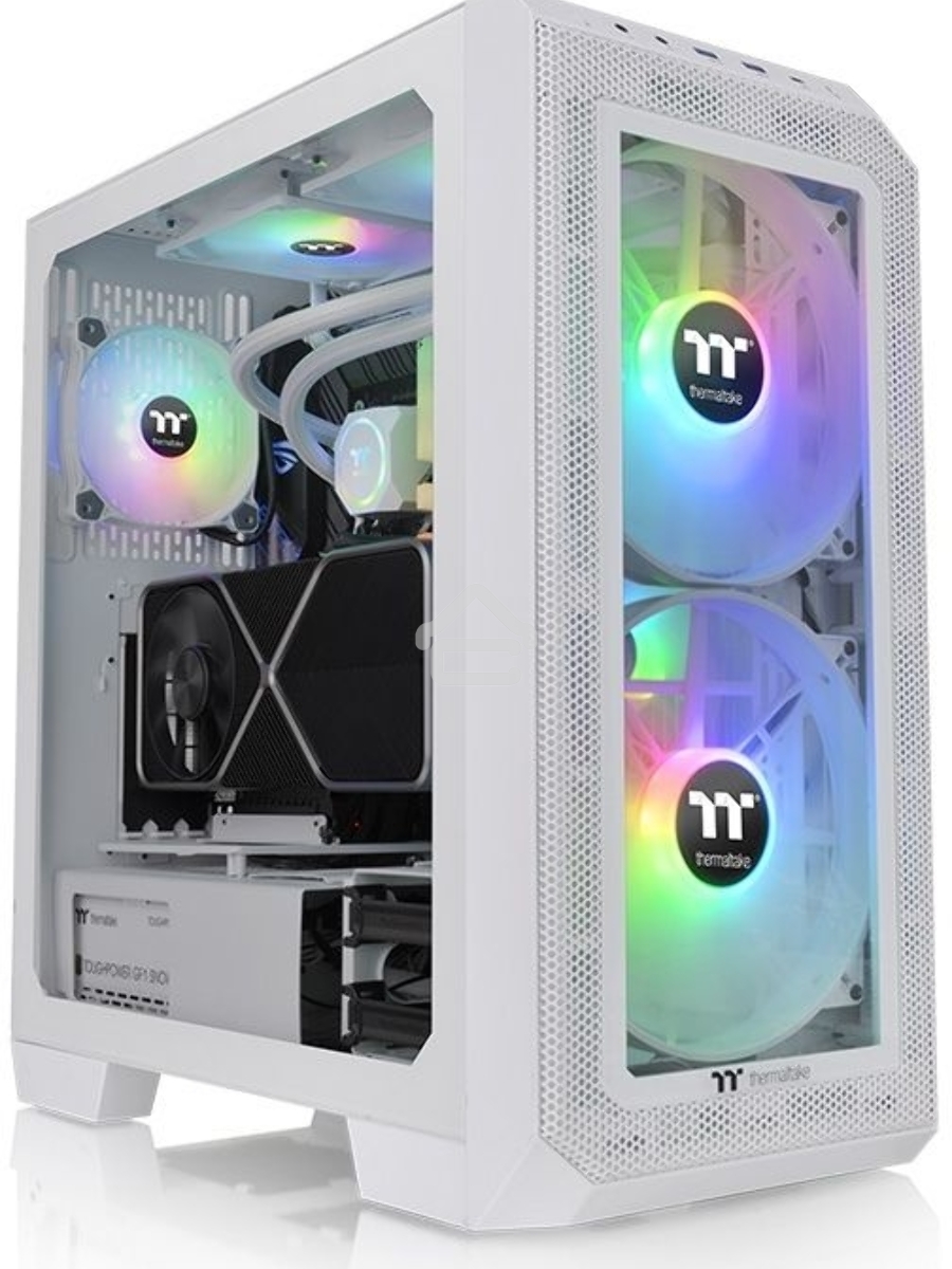 Компьютерный корпус Thermaltake View 300 MX белый без БП ATX 6x120mm 6x140mm 3x200mm 2xUSB2.0 1xUSB3.0 audio bott PSU