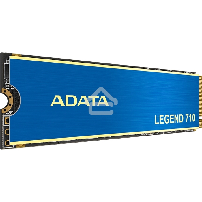 Накопитель SSD ADATA LEGEND 710, 256Gb, PCIe 3.0 x4, M.2 2280, NVMe, R/W 2100/1000, с радиатором