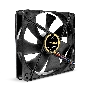 Вентилятор для корпуса ExeGate EX14025S4P-PWM черный, 140 мм, 1200 об/мин, 24 дБ, 4 pin