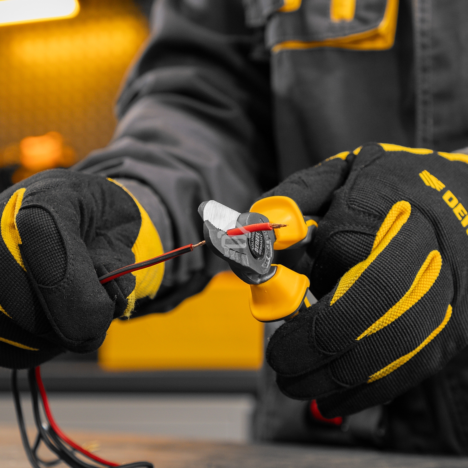 Кабелерез Denzel 160 мм, трехкомпонентные рукоятки