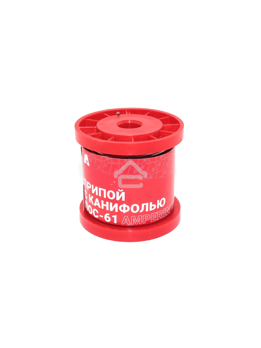 Припой с канифолью ПОС-61 Amperin S61-210R диаметр 2 мм 100 г.