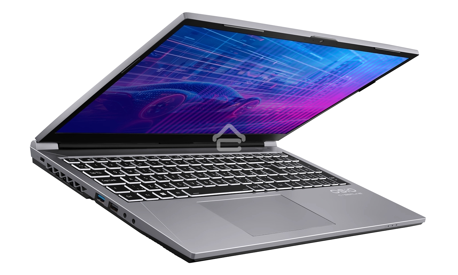 Ноутбук OSIO CyberLine C150i-002 серый i5-12600H /NVidia RTX 4050/16/512/NoOS/(Ghz)/Gb/Ext: + не МПТ