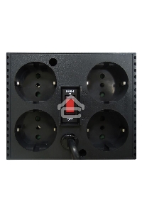 Стабилизатор напряжения Powercom TCA-1200 600Вт 1200ВА черный