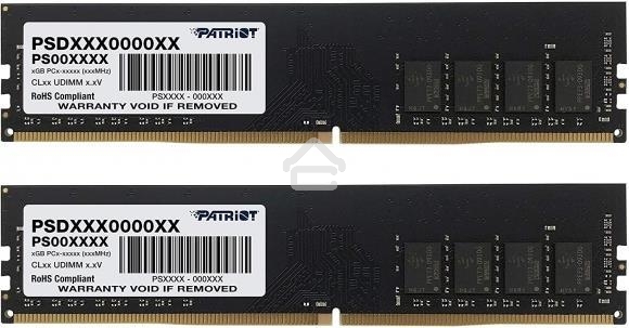 Оперативная память Patriot Signature, DDR4, 8GB (2x4 GB), 2666 MHz, CL19, DIMM