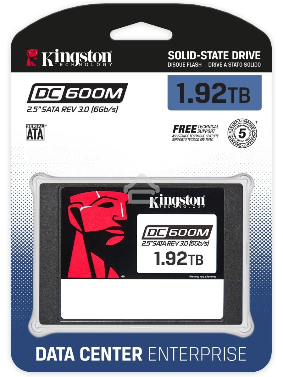 Накопитель SSD Kingston DC600M, 1920GB, SATA III, 2.5