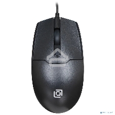 Мышь проводная Oklick 147M черный, 1600 dpi, USB, кнопки - 3