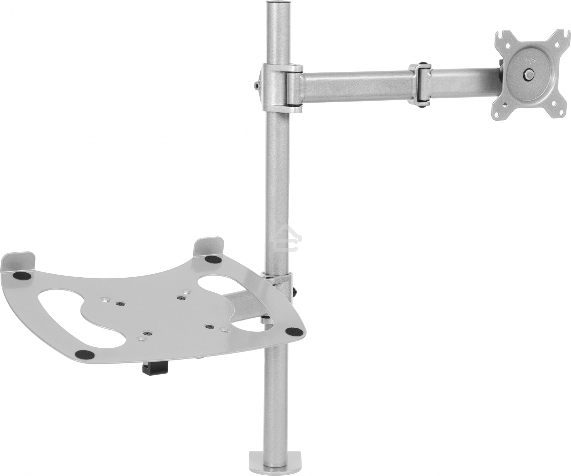 Кронштейн для монитора/ноутбука Cactus CS-VM-LH07-AL серебряный 13