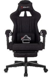 Кресло игровое Zombie Shadow черный Neo Black с подголов. крестов. пластик подст.для ног пластик черный