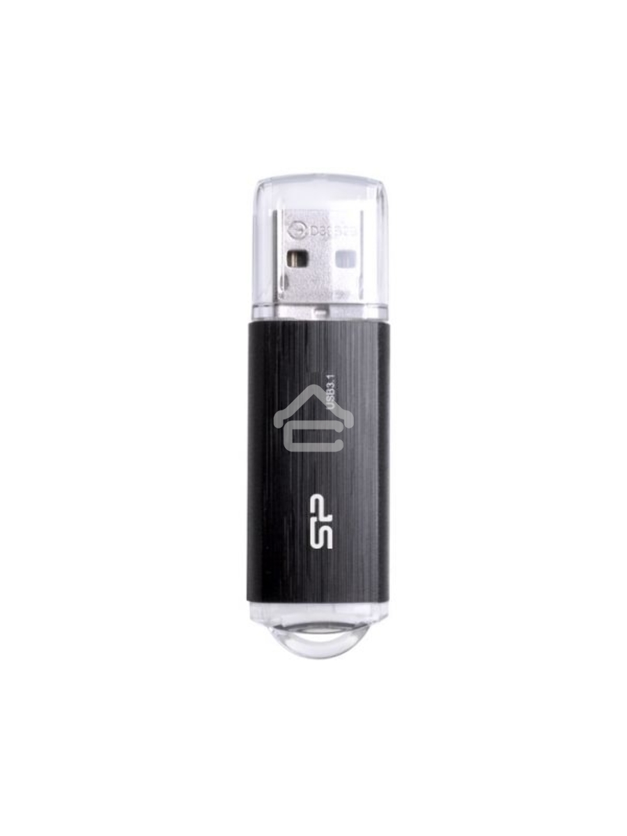 Флеш диск 64GB USB Drive <USB 3.0> Silicon Power Blaze B02 Black (SP064GBUF3B02V1K)