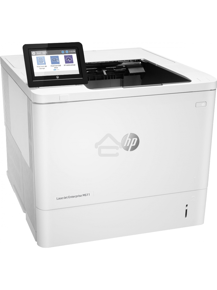 Принтер лазерный HP LaserJet Enterprise M611dn (7PS84A), A4, ч/б, печ. до 61 стр/мин., 1200 x 1200 dpi, USB, RJ-45