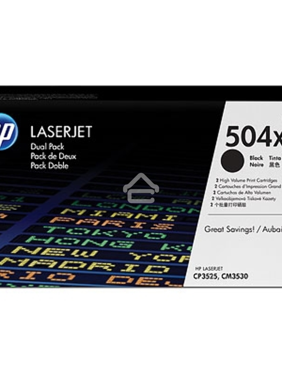 Картридж лазерный HP CE250XD черный двойная упаковка для CLJ CP3525, CM3530 2 х 10 500 стр.
