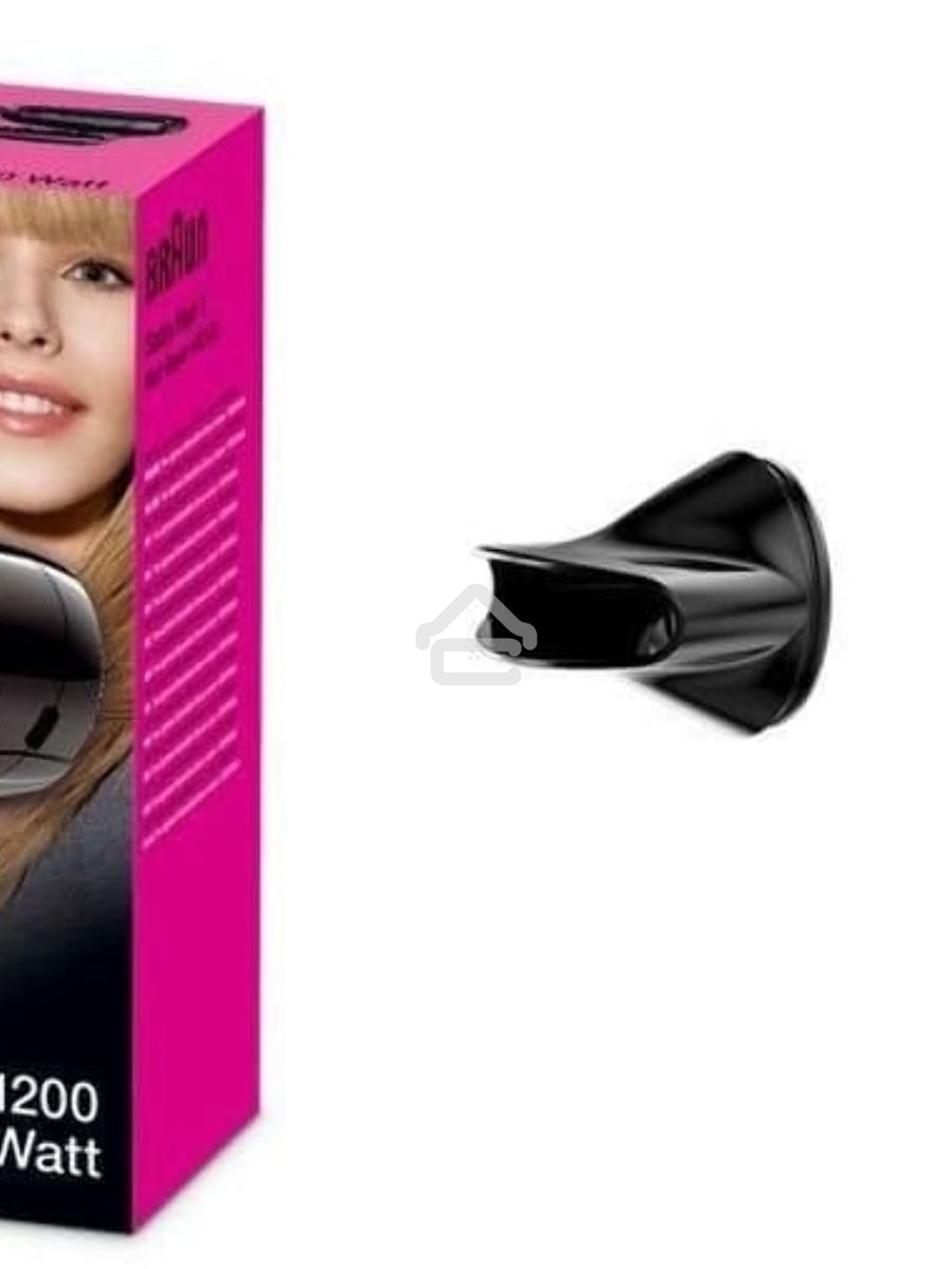 Фен Braun BRHD130E 1200Вт черный
