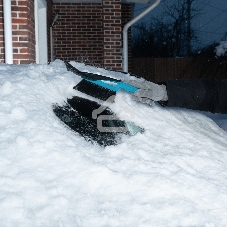 Щетка сметка для снега со скребком 400 мм, бирюзовая, РоссияSparta