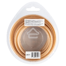 Леска для триммера армированная алюминием круглая, 2,0мм х 15м, блистер ALUFLEX Denzel