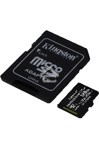 Флеш карта microSDHC 128GB microSDXC Kingston <SDCS2/128GB> Class10 UHS-I Canvas Select up to 100MB/s с адапт.