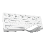 Клавиатура + мышь A4 Fstyler FG1010 клав:белый/серый мышь:белый/серый USB беспроводная Multimedia