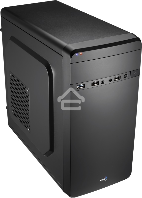 Компьютерный корпус Aerocool / Formula Qs-180 черный без БП mATX 1x80mm 2xUSB2.0 1xUSB3.0 audio