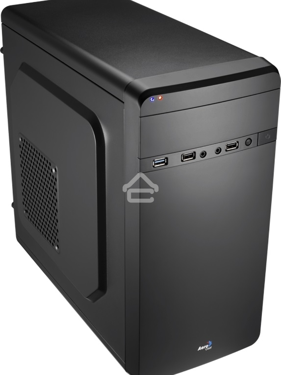 Компьютерный корпус Aerocool / Formula Qs-180 черный без БП mATX 1x80mm 2xUSB2.0 1xUSB3.0 audio