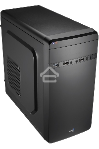 Компьютерный корпус Aerocool / Formula Qs-180 черный без БП mATX 1x80mm 2xUSB2.0 1xUSB3.0 audio