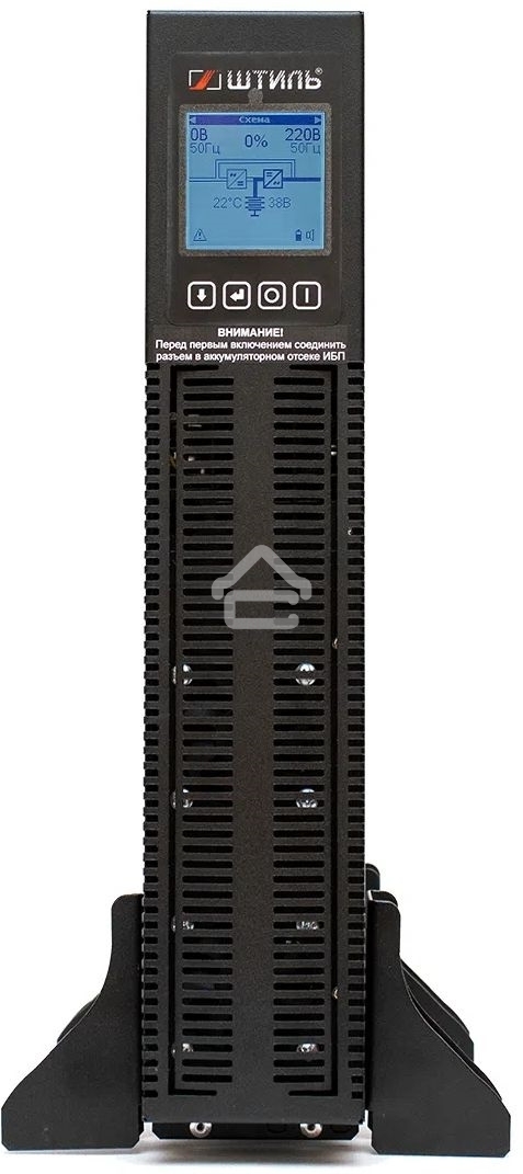 Источник бесперебойного питания ШТИЛЬ 2000 ВА; on-line; батарея: 72В, int, ext (no incl; 2U; rack/tower