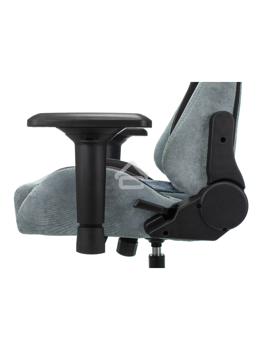 Кресло игровое Бюрократ VIKING 7 KNIGHT BL FABRIC синий текстиль/эко.кожа крестовина металл/пластик