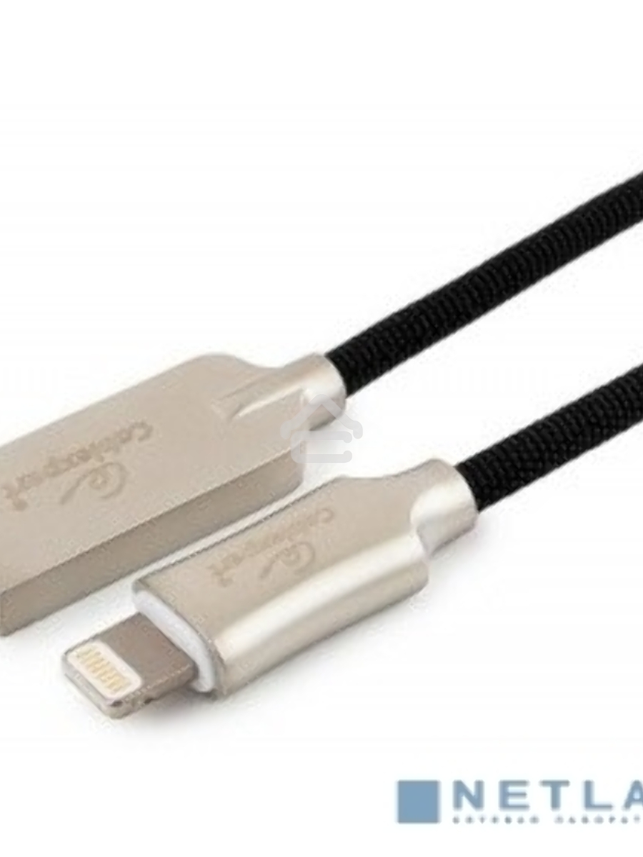 Кабель USB Cablexpert для Apple CC-P-APUSB02Bk-1.8M, MFI, AM/Lightning, серия Platinum, длина 1.8м, черный, блистер