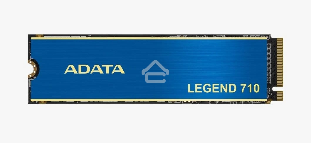 Накопитель SSD ADATA LEGEND 710, 256Gb, PCIe 3.0 x4, M.2 2280, NVMe, R/W 2100/1000, с радиатором