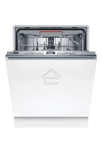 Встраиваемая посудомоечная машина Bosch SMV4EVX01E загрузка на 14 комплектов посуды, электронное управление, 6 программ, 59.8x55x81.5 см, нержавеющая сталь цвет, сушка: с открыванием дверцы/с теплообменником, индикация на полу: луч