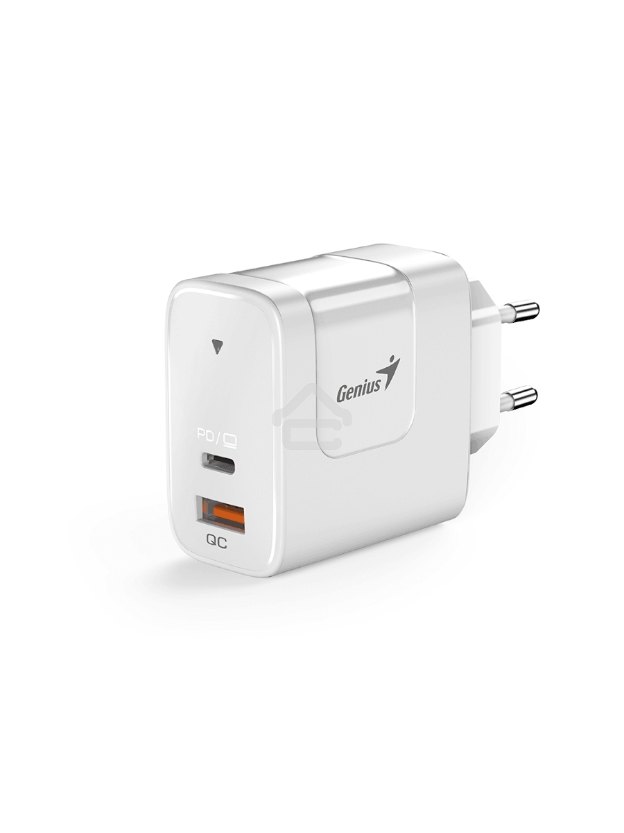 Зарядное устройство Genius PD-65AC, EU, 65W, белый