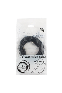 Кабель телевизионный Cablexpert, CCV-515-5M, Coaxial M/F, 5м
