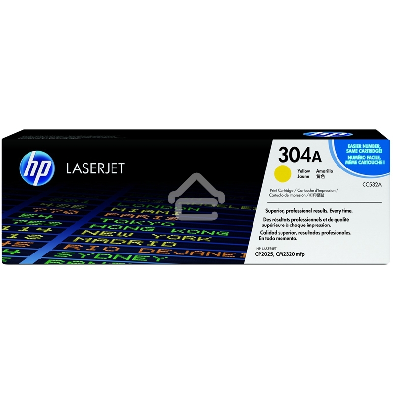 Картридж лазерный HP CC532A желтый для LJ CP2025/CM2320 2800стр.