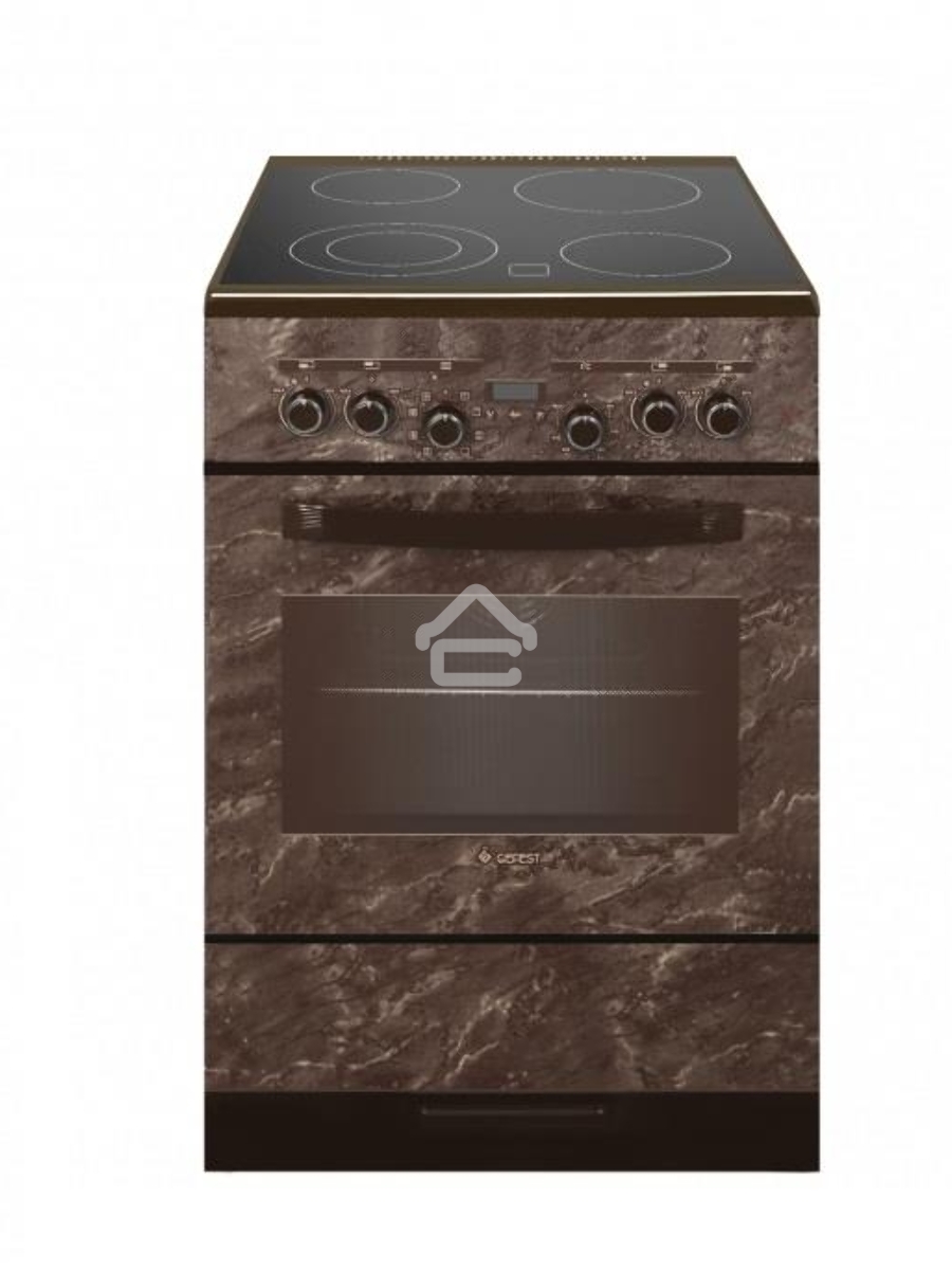 Плита электрическая Gefest ЭП Н Д 6560-03 0054 коричневый, конфорок 4 шт, духовка 55 л, 60 см x 85 см x 60 см