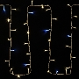 Гирлянда модульная «Дюраплей LED» 20 м, 200 LED, белый каучук, мерцающий Flashing (каждый 5-й диод) свечение теплое белое