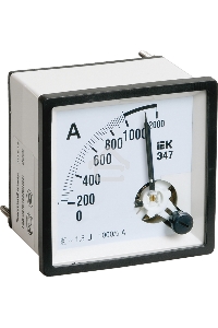 Амперметр ИЭК Э47 72х72мм 1000/5А кл. точн. 1.5  IPA10-6-1000-E
