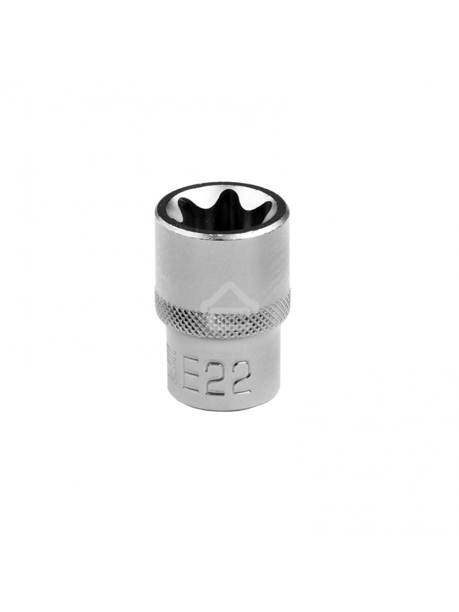 Головка торцевая 1/2, Е22, CrV Stels
