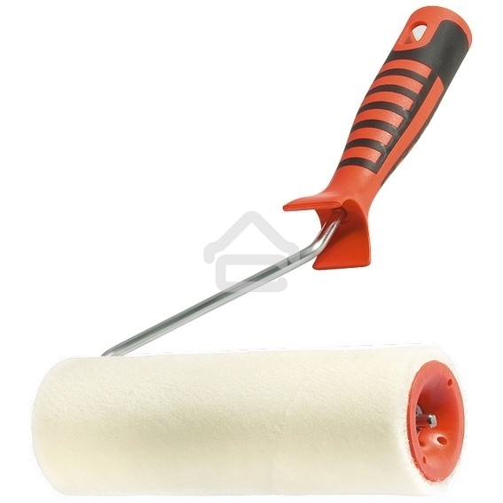 Валик в сборе Matrix ВЕЛЮР с двухкомп-ой ручкой, 180 мм, ворс 4 мм, D 48 мм, D ручки 6 мм