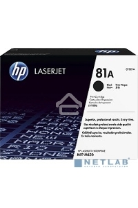 Тонер Картридж HP 81A CF281A черный для HP LJ Pro M630dn/f/h/z (10500стр.)