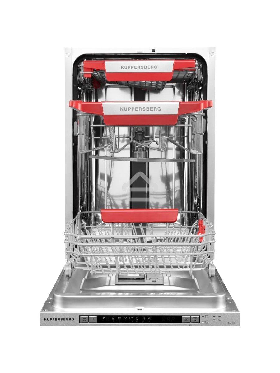Встраиваемая посудомоечная машина Kuppersberg GLM 4580, серебристый, 44.8 см, 11 компл., 44 дБ, класс A++