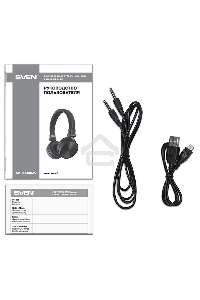 Наушники с микрофоном SVEN AP-B500MV черный  Bluetooth