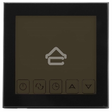 Терморегулятор сенсорный с автоматическим программированием Rexant, R200B, черный