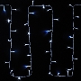 Гирлянда модульная «Дюраплей LED» 20 м, 200 LED, белый каучук, мерцающий Flashing (каждый 5-й диод) свечение белое