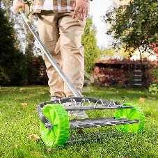 Аэратор газонный, 440х1400 мм, стальной черенок Palisad