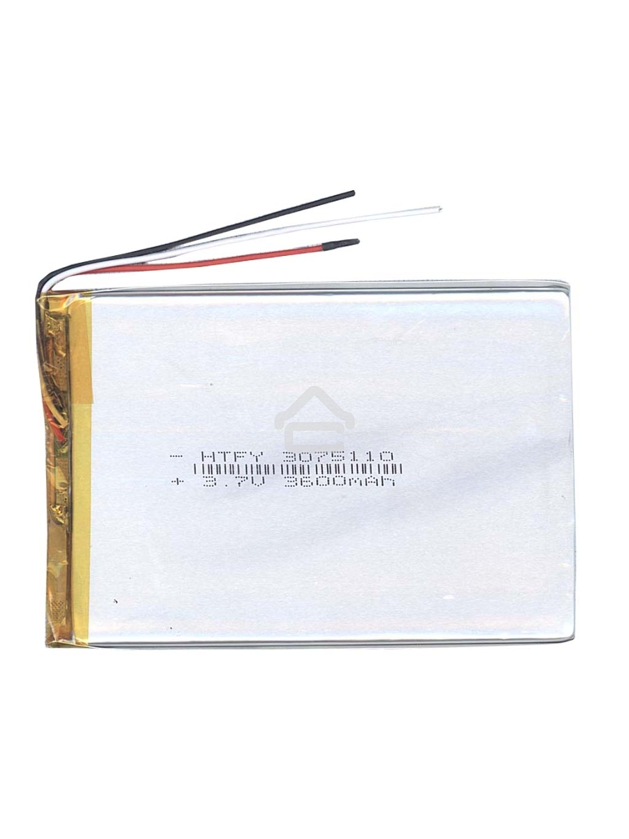 Аккумулятор Li-Pol (батарея) 3*75*110мм 3pin 3.7V/3600mAh