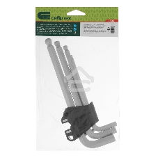 Набор ключей имбусовых Сибртех HEX, 2-12 мм, CrV, 9 шт., удлиненные, с шаром