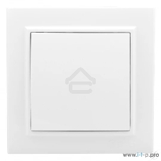 Выключатель 1-клавишный СП,10А, белый EKF Basic Минск