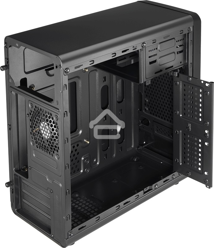 Компьютерный корпус Aerocool / Formula Qs-180 черный без БП mATX 1x80mm 2xUSB2.0 1xUSB3.0 audio