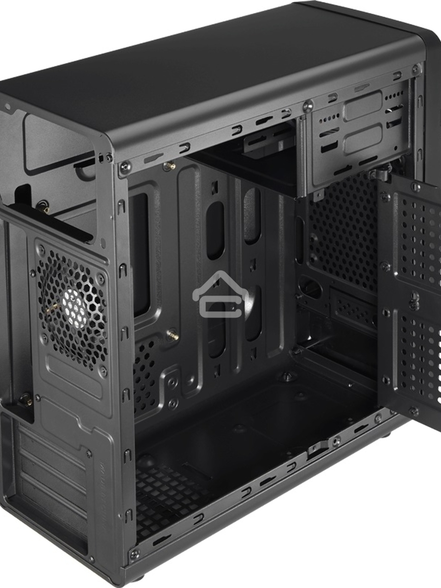Компьютерный корпус Aerocool / Formula Qs-180 черный без БП mATX 1x80mm 2xUSB2.0 1xUSB3.0 audio