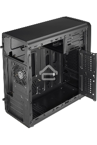 Компьютерный корпус Aerocool / Formula Qs-180 черный без БП mATX 1x80mm 2xUSB2.0 1xUSB3.0 audio